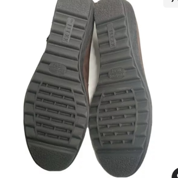 𝅺THE Flexx Women's Brown Patent Slip On Comfort Shoes Size 6.5M - Picture 6 of 6